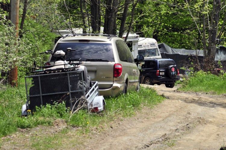 This photo taken on Thursday shows 318 Sturtevant Hill Road in Readfield, where police say a wife shot her husband on Wednesday.