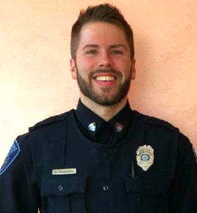 Fryeburg police Officer Nathan Desjardins