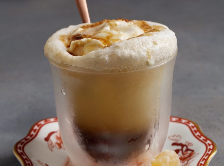 Boozy Orange Pomegranate Float