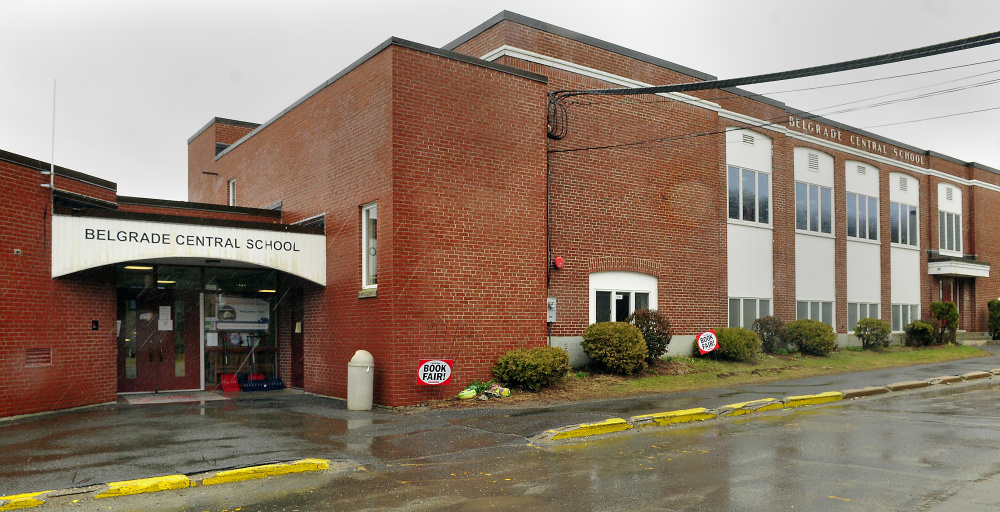 Superintendent Carl Gartley considers the Belgrade Central School's front entrance a safety hazard.