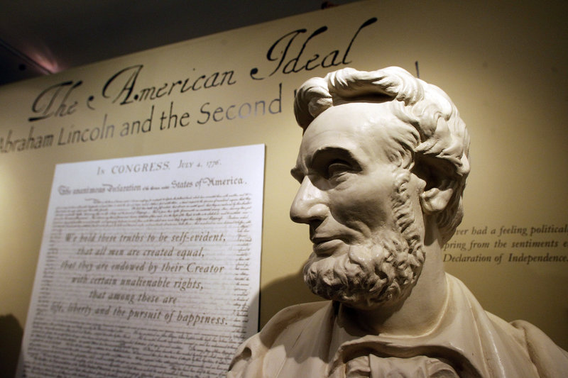 Our forefathers in 1776 defined America as a set of beliefs. In 1863, Abraham Lincoln's famous Gettysburg Address reaffirmed that our Civil War tested whether "any nation so conceived ... can long endure."