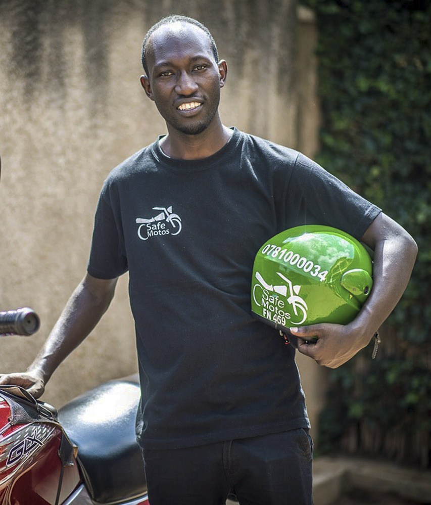 Student Sadiki is one of the first graduates from the Southern New Hampshire University and Kepler higher education program at Kiziba Refugee Camp in Kigali, Rwanda. As part of his education, Sadiki held an internship with SafeMotos, a tech start-up company.