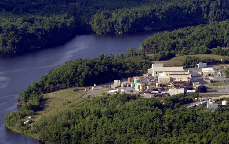 Mallinckrodt US LLC must clean up the HoltraChem Manufacturing Co. in Orrington, shown in 2000.