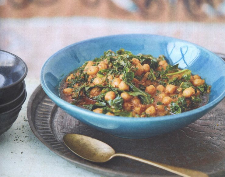 Chickpea, Kale and Coconut Korma.