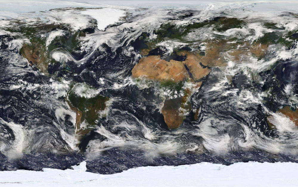 NASA launched the Earth Observing System's flagship satellite Terra on Dec. 18, 1999. Most Americans believe the Earth is warming and human activity is causing it.