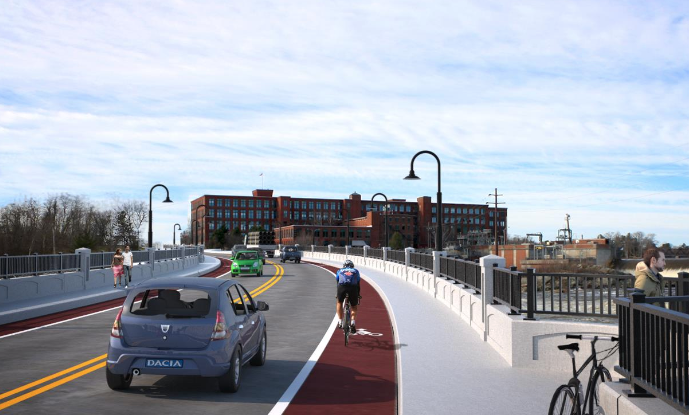 A rendering of what a replacement of the Frank J. Wood Bridge might look like. 