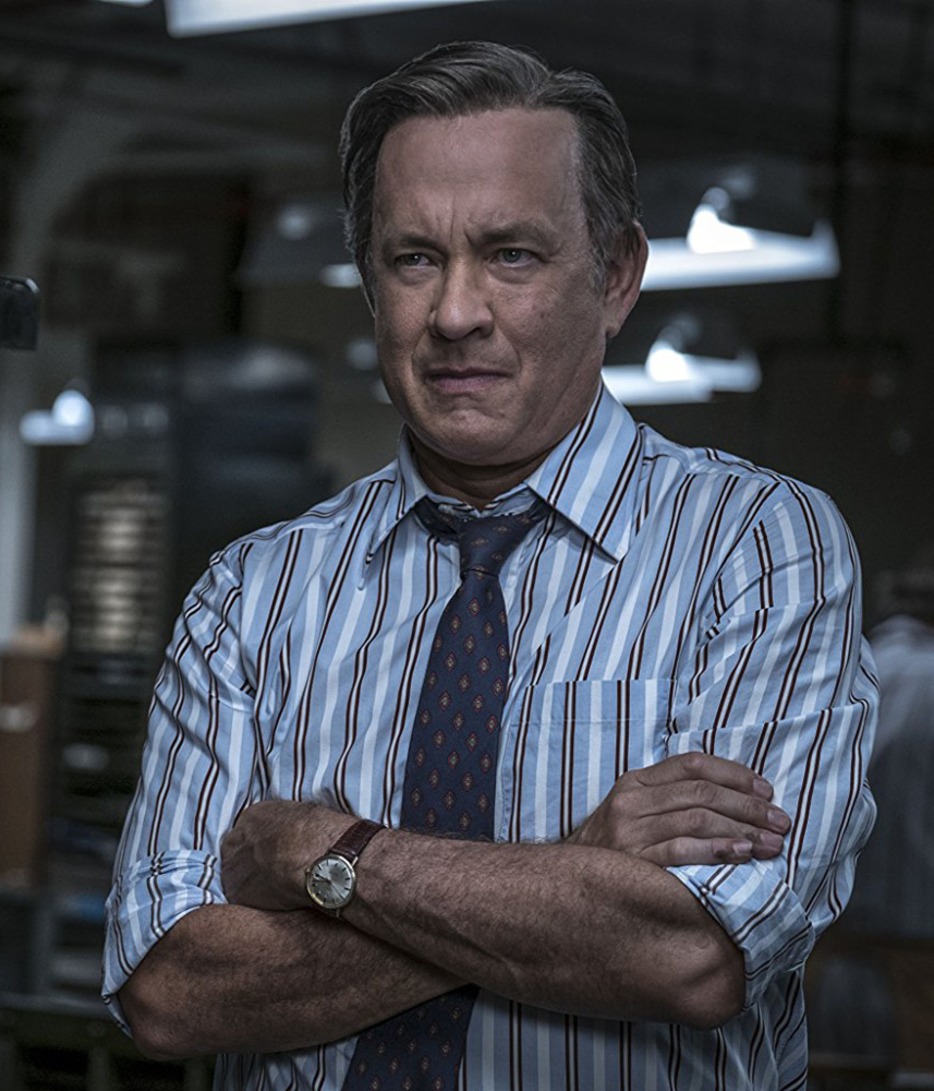 Tom Hanks as Washington Post editor Ben Bradlee in "The Post."