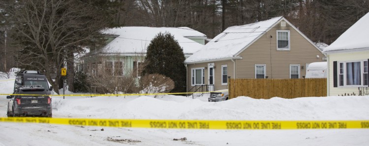 Portland police are investigating what they say is a suspicious death at this home in the city's Riverton neighborhood.