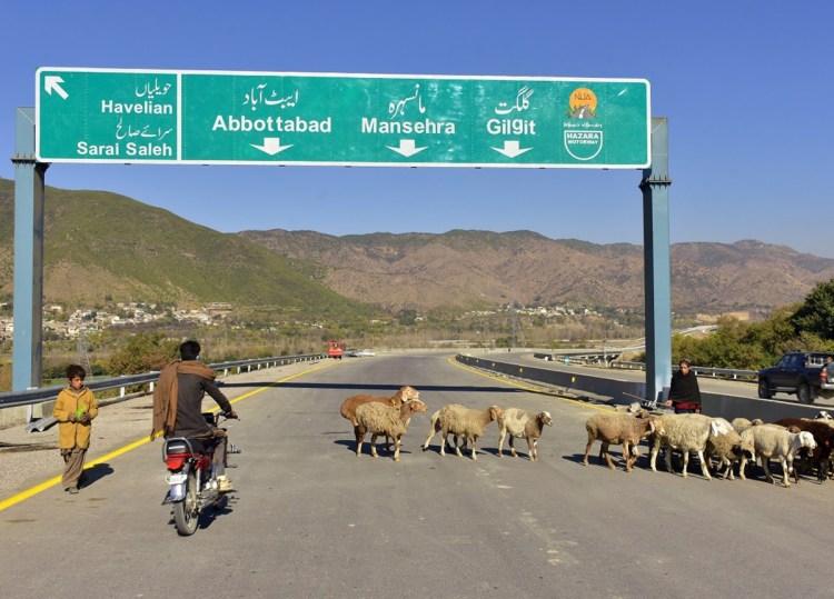 A stretch of China's new Silk Road has opened in Haripur, Pakistan, but the larger initiative is running into delays.