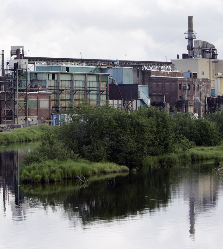 The shuttered Groveton Papers Mill in New Hampshire in 2008. New Year's Eve marked the 10th anniverasry of the closing of the 116-year-old paper mill,