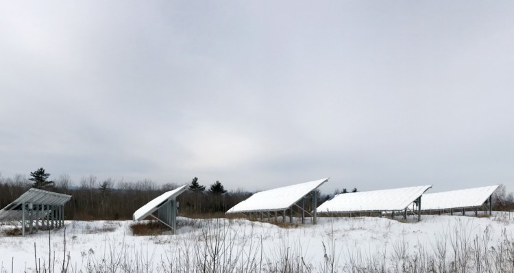 Residents who invested in the Sky Ranch Community Solar Farm in Wayne are asking Kennebec County commissioners to review the decision to deny a tax abatement.