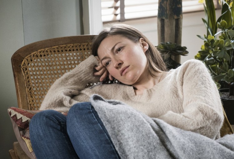 Kelly Macdonald as Julie Lewis in a scene from "The Child In Time." She and Benedict Cumberbatch play a couple whose toddler is abducted.
