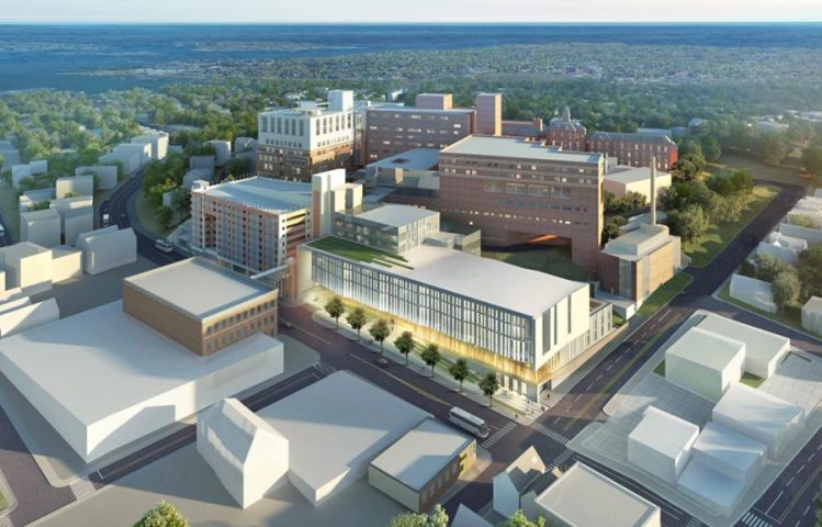 Artist's rendering of Maine Medical Center's expansion plan.