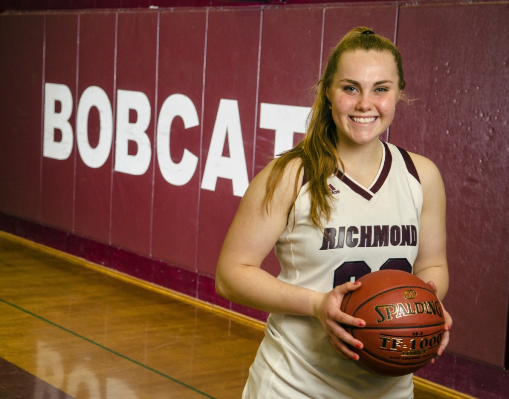 Richmond's Sydney Underhill-Tilton is the Kennebec Journal Girls Basketball Player of the Year.