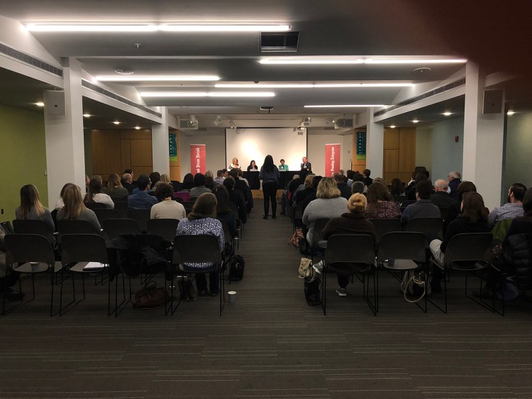 The Portland Press Herald's Business Breakfast Forum on human resource issues in the workplace