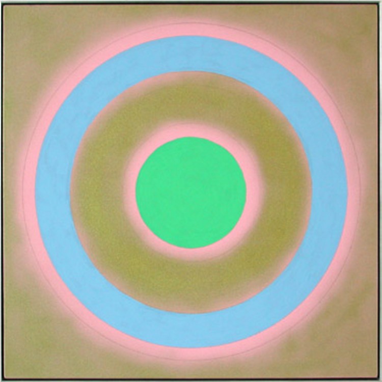 Kenneth Noland, "Mysteries – Gold Silence"