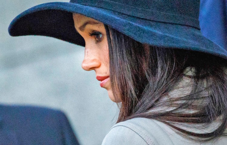 Meghan Markle attends an event  at Hyde Park Corner in London on April 25, 2018. Her father, Thomas Markle, has said he won't attend the royal wedding.