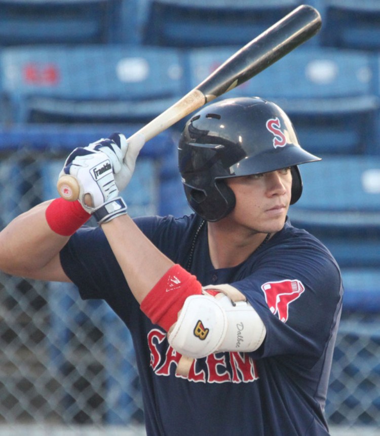 Since June 16, Bobby Dalbec batted .321 with 13 homers for Class-A Salem, and got promoted to Double-A Portland Thursday night.