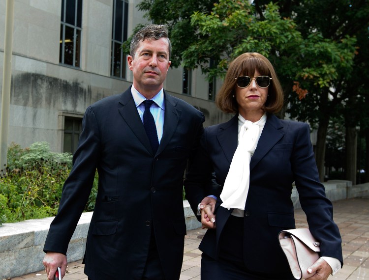 W. Samuel Patten leaves the federal court in Washington on Friday, Aug. 31.