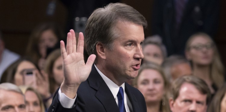 President Trump's Supreme Court nominee Brett Kavanaugh swore to tell the whole truth before the Senate Judiciary Committee.