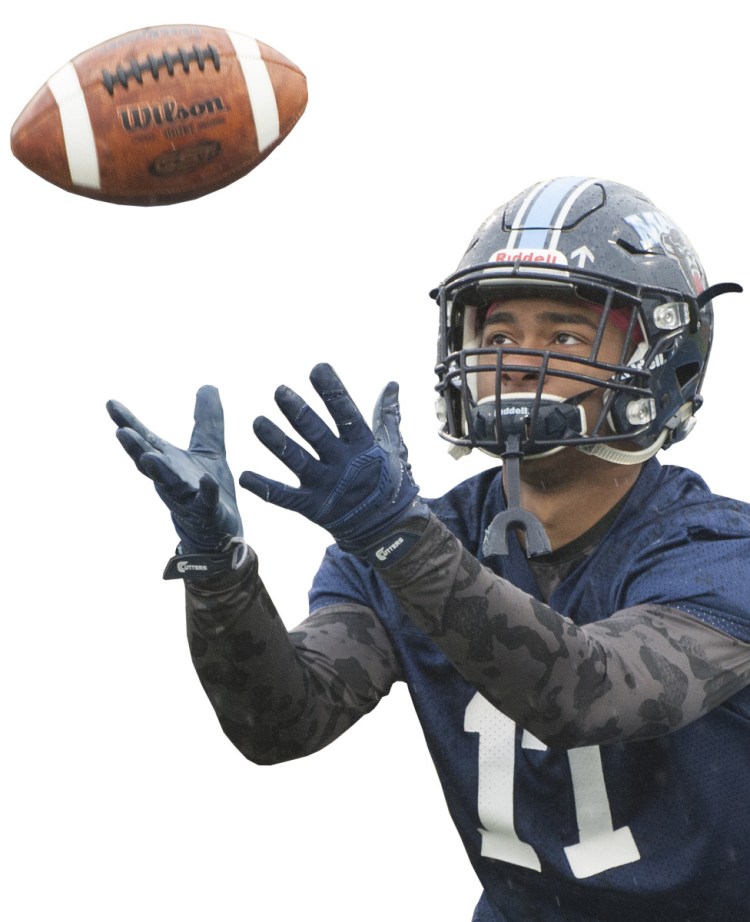 Freshman Ramon Jefferson has made an immediate impact on UMaine's running game.