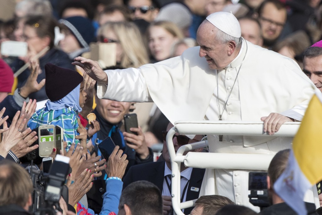 Pope Francis prepares to celebrate Mass on Tuesday in Tallinn, Estonia, the final stop of his tour of the Baltics.