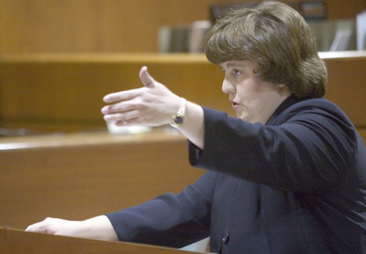 Rachel Mitchell, seen in 2004, will question Brett Kavanaugh and Christine Blasey Ford on Thursday.