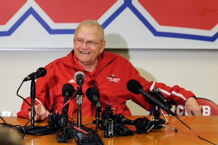 St. John's University head football coach John Gagliardi, who won more college football games than any coach, died at 91 on Sunday.