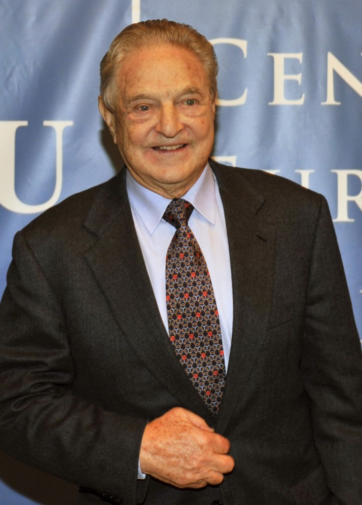 Social media helps fuel myths such as billionaire George Soros' funding of a violent U.S. "invasion."