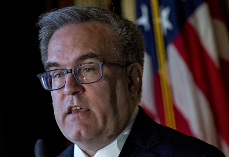 Acting EPA Administrator Andrew Wheeler.