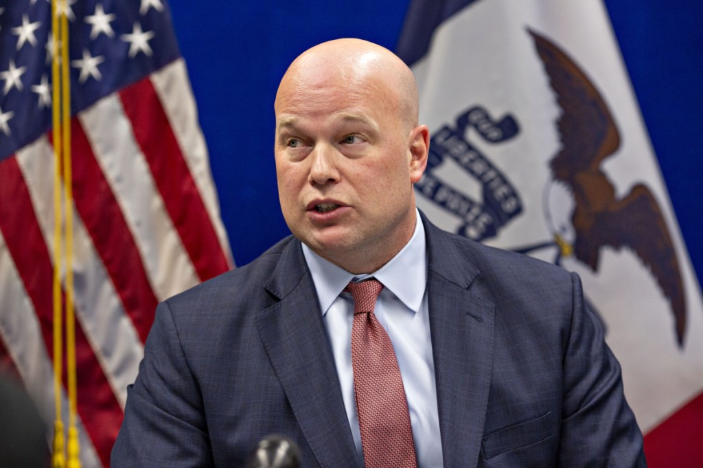 Acting Attorney General Matthew Whitaker