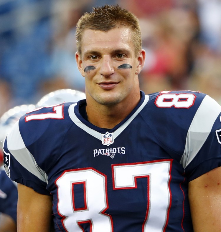 Rob Gronkowski, who returned last week and scored a TD against the Jets, may have a tougher time this Sunday.