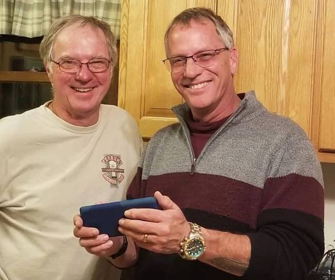 David Bragdon, right, met his father, Wendell Sweatt, two months ago.