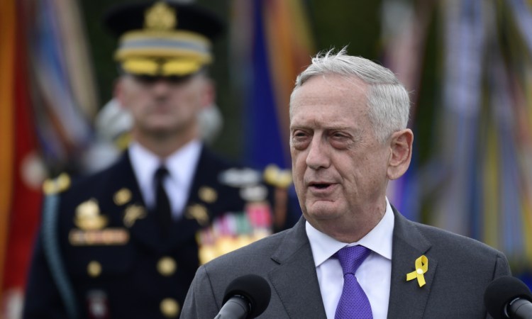 Defense Secretary Jim Mattis left his post Monday.