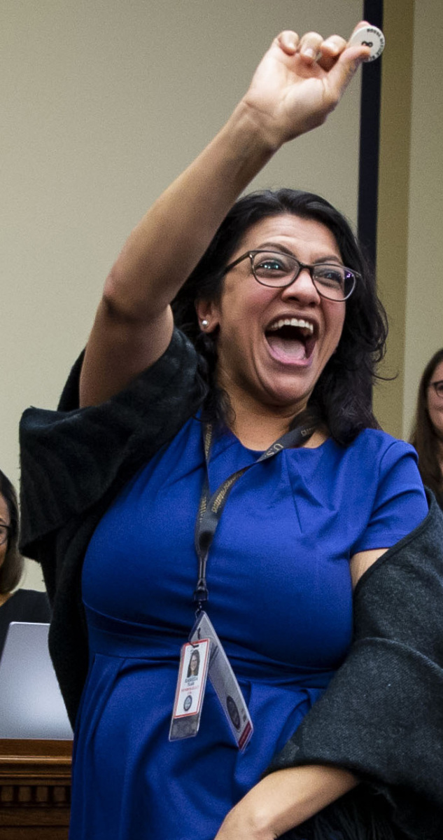 Rep. Rashida Tlaib, D-Mich., was elected to "shake up Washington," her spokesman says.