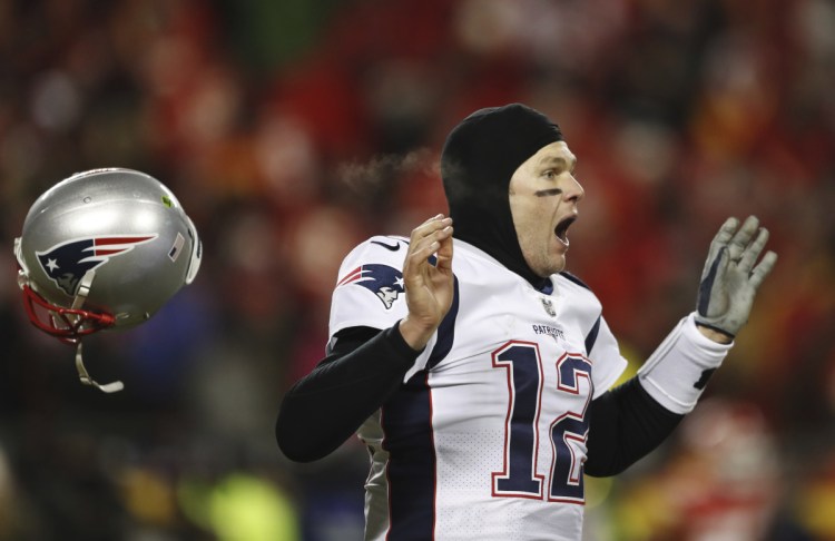 It never gets old. The excitement, the winning. Especially the winning. And especially for Tom Brady, who was as excited reaching his ninth Super Bowl as his first, and put all his emotions on display Sunday after the New England Patriots scored in overtime for a heart-stopping 37-31 victory against the Kansas City Chiefs.