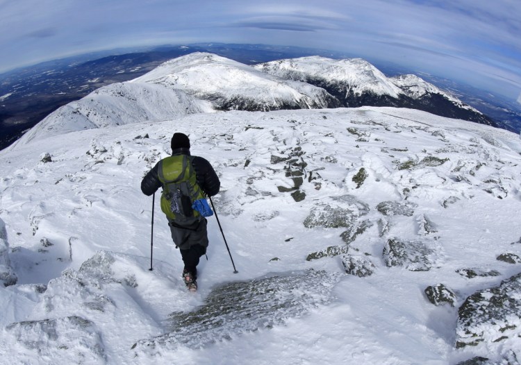 The summit of Mount Washington as photographed in 2015.