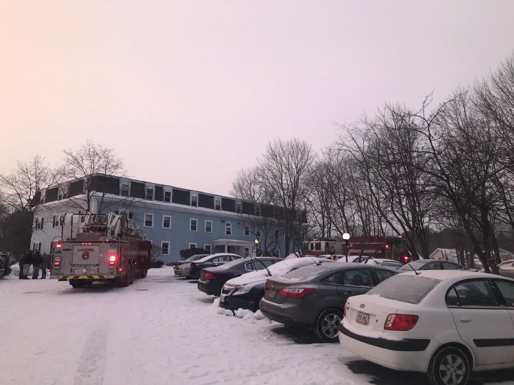 Ocean Avenue apartment complex in Portland where Linda Butterworth died Monday night.