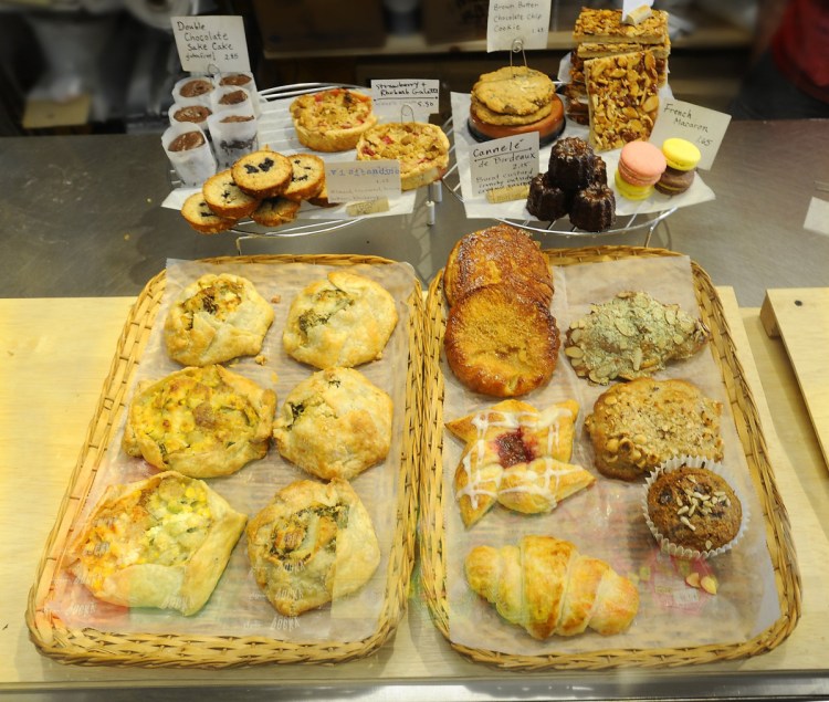 Trays full of freshly made pastries at Ten Ten Pie on Cumberland Avenue. The bakery announced that it has closed permanently.