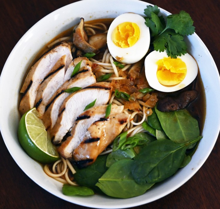 Christine Burns Rudalevige's Maple-Miso Ramen.