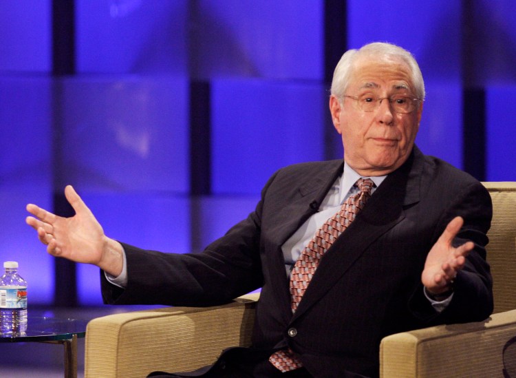 Mike Gravel of Alaska speaks in Los Angeles during his 2007 presidential bid.