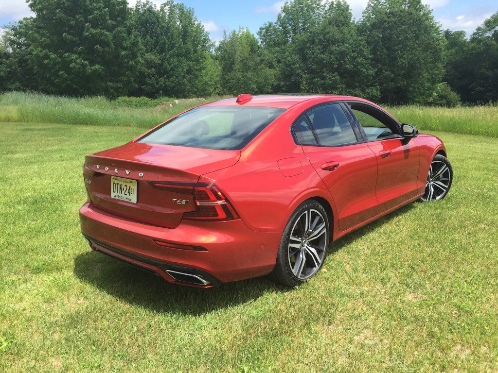 "Inside, the S60 has the all-important touchpoints necessary to please consumers." Photo by Tim Plouff. Location: Otisfield.