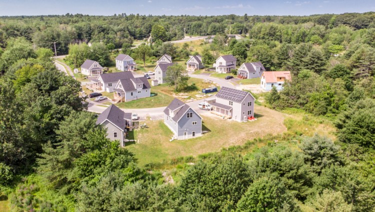 A Habitat for Humanity-built neighborhood in Scarborough.