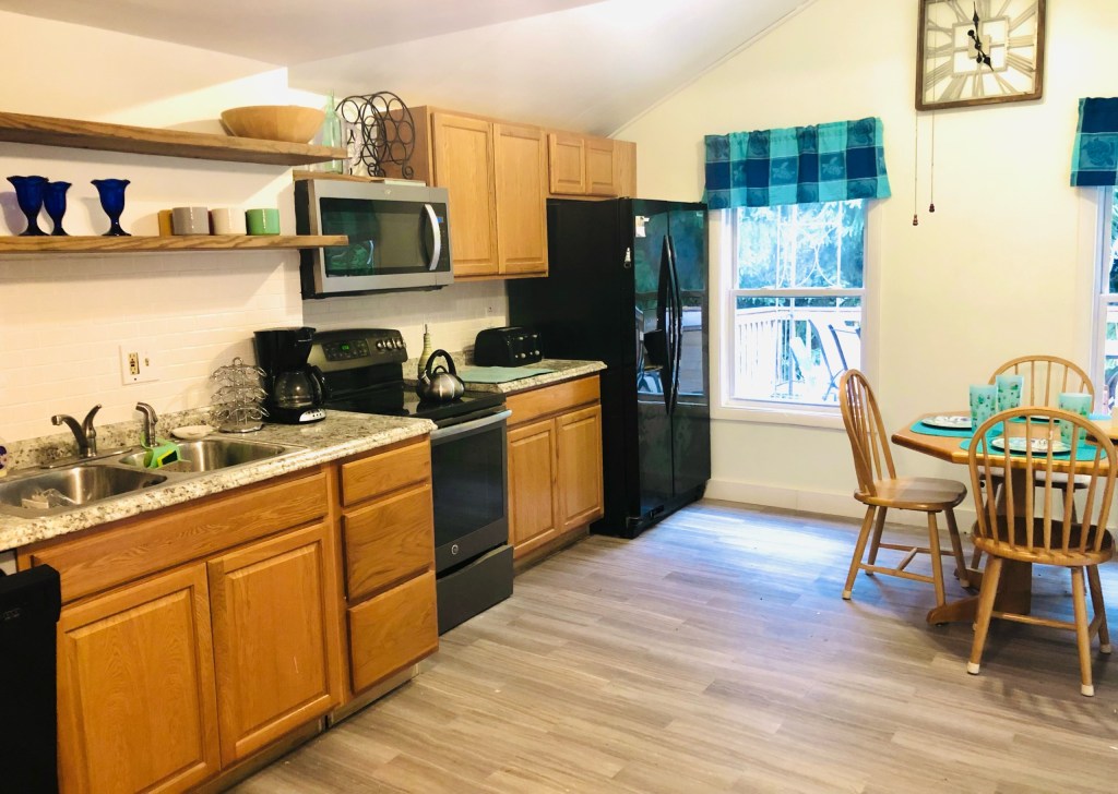 The upstairs kitchen at 13 Carll Ave., Old Orchard beach