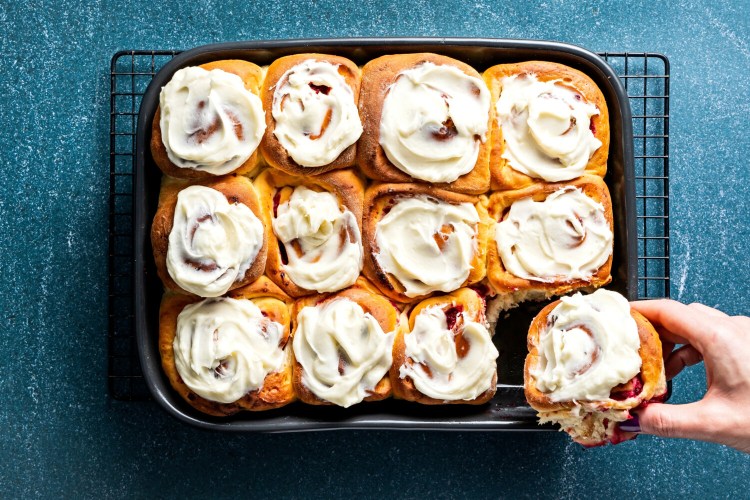 Cranberry Cream Cheese Rolls