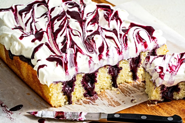 Blueberry Poke Cake