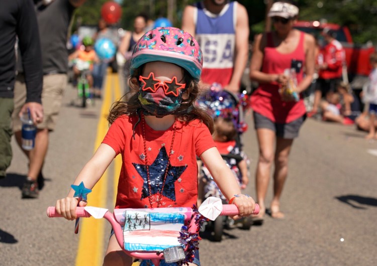 Ocean Park's July 4th parade will be on the move Monday. 