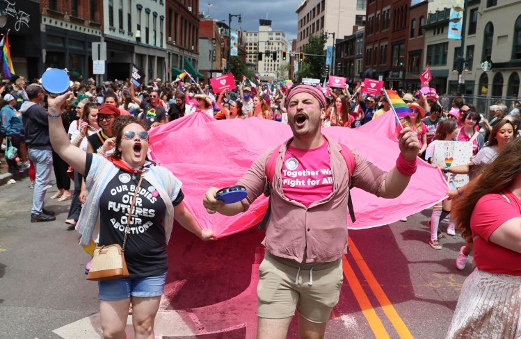 The Pride Portland Parade filled Congress Street last year, after a three year absence. 