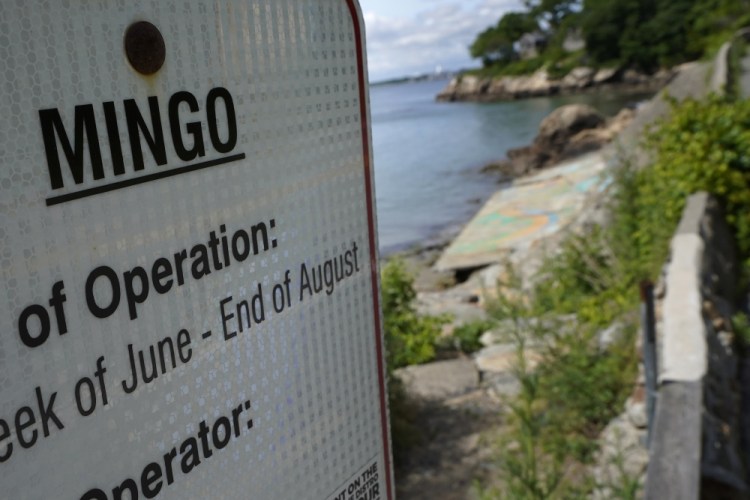 Mingo Beach was named after enslaved African American Robin Mingo, who according to legend, was promised his freedom if the tide ever receded enough for him to walk out onto a rocky ledge offshore.