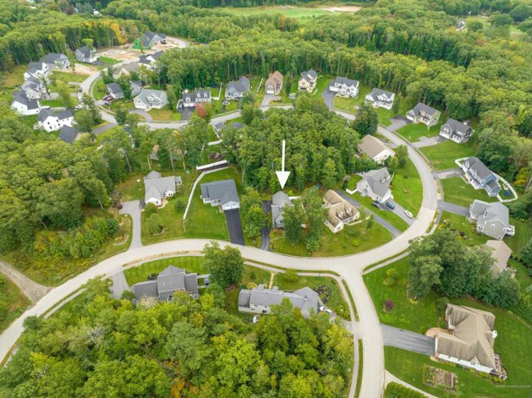 Aerial view of 73 Jasper St., Scarborough.